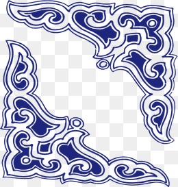 青花瓷板_设计元素_青花瓷板图片背景素材大