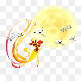 嫦娥奔月卡通