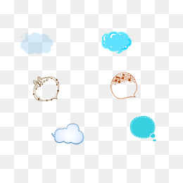 气泡云_设计元素_气泡云图片背景素材大全_千