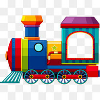 卡通小火车图片素材_卡通小火车图片背景_卡