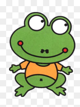 绿色的可爱的青蛙