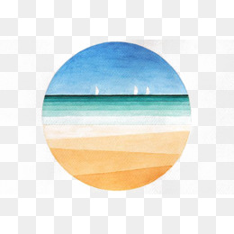 卡通海平面