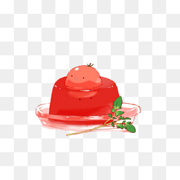 红色果冻图片素材