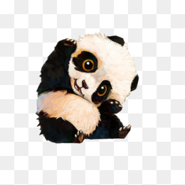 大熊猫可爱表情图素材图片