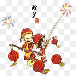 除夕夜灯笼素材图片免费下载_高清psd_千库网(图片