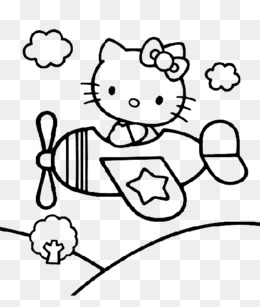 kitty猫简笔画 美人鱼,kitty猫简笔画 步骤 kitty猫简笔画