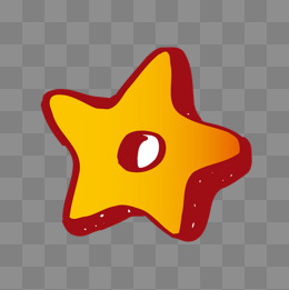 彩色五角星