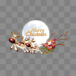 圣诞老爷爷马车图片背景素材免费下载,图片编