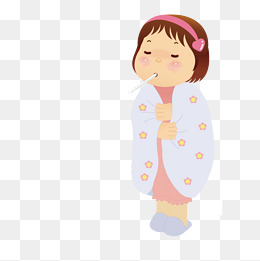 发烧的女孩