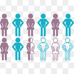 人口矢量图_人口比例图矢量图