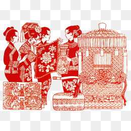 卡通花轿