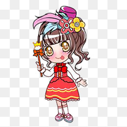 拿着年级棒品德通可爱小女孩星星素材背景免费四上册的卡图片集体备课图片