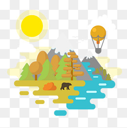 秋季树木风景