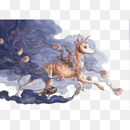 矢量腾云的哮天犬