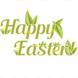 绿色复活节快乐英文艺术字图片背景素材免费下载,图片编号7149172_千库网588ku.com