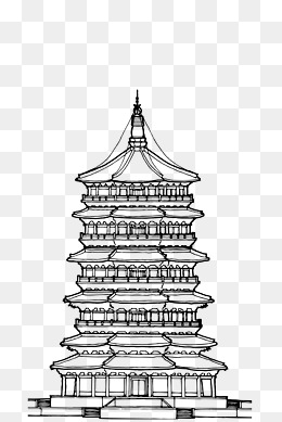 名胜古迹雷峰塔