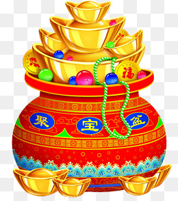 恭喜发财金元宝