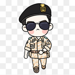 卡通人物士兵