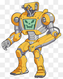 机器人图片绘画幼儿园 true