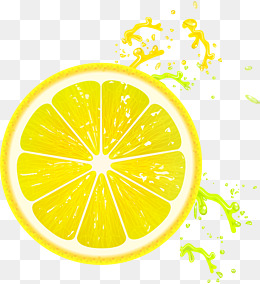 卡通柠檬片