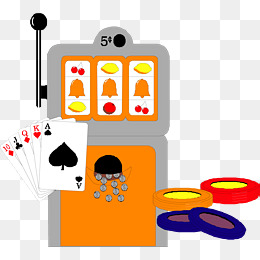 矢量电玩赌博游戏机素材图片免费下载_卡通手