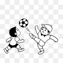 小男生踢球素材图片免费下载_高清png