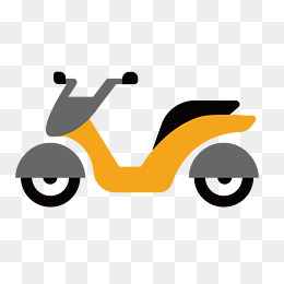 卡通摩托车