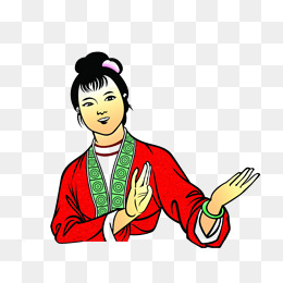 刘三姐人物线条