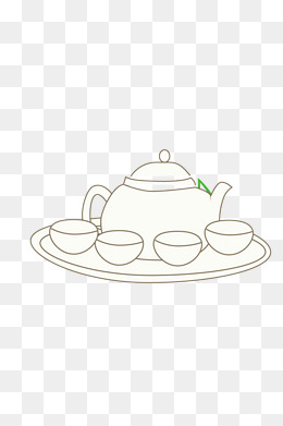 手绘茶壶