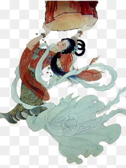 手绘女娲