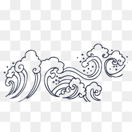 线稿浪花