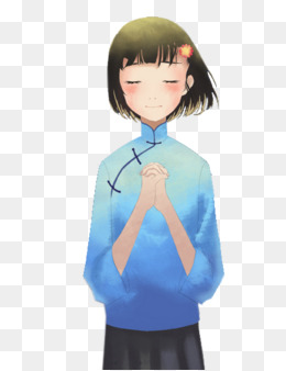 祈祷的女孩