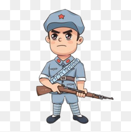 卡通小红军