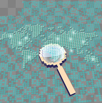 像素格地图素材图片免费下载_高清psd