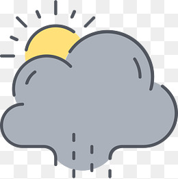 手账蓝色阴天下雨
