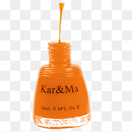 暗红色英文指甲油瓶