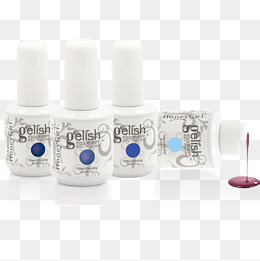 暗红色英文指甲油瓶