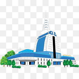 手绘大连建筑