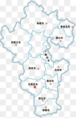 河北地图素材