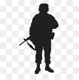 士兵持枪