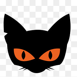 猫脸-设计元素_免费PNG图片素材库588ku.com