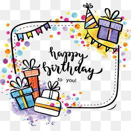 水彩手绘礼物盒素材图片免费下载_高清psd_千库网