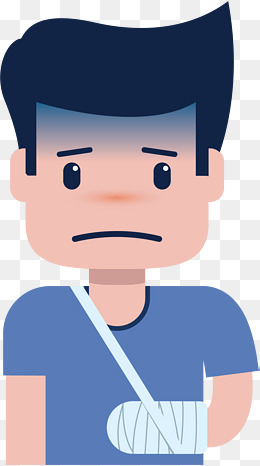 骨折打绑带