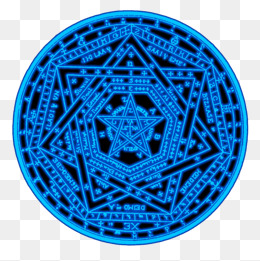 蓝色玄幻召唤阵