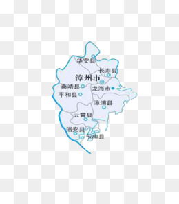 漳州市旅游地图