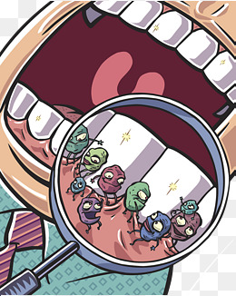 细菌牙齿