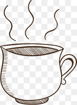 手绘奶茶杯
