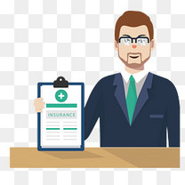 推销保险素材图片免费下载_高清卡通手绘png