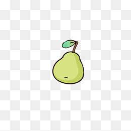 手绘水果梨子