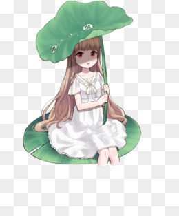 荷叶少女